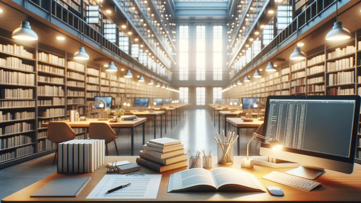 朝活の始まり、朝日が差し込む誰もいない静かな空間