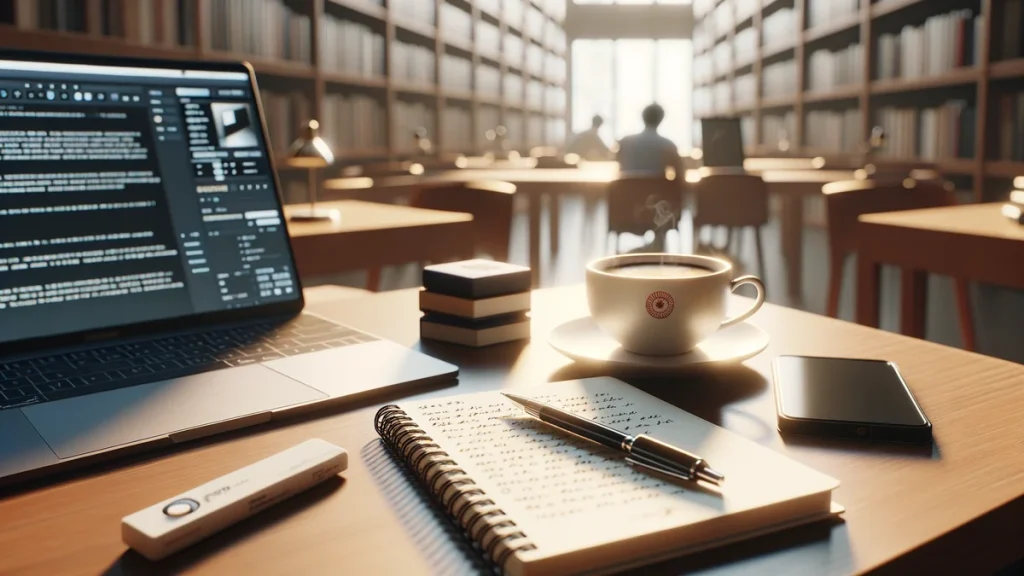 朝のToDoリスト作成とコーヒー