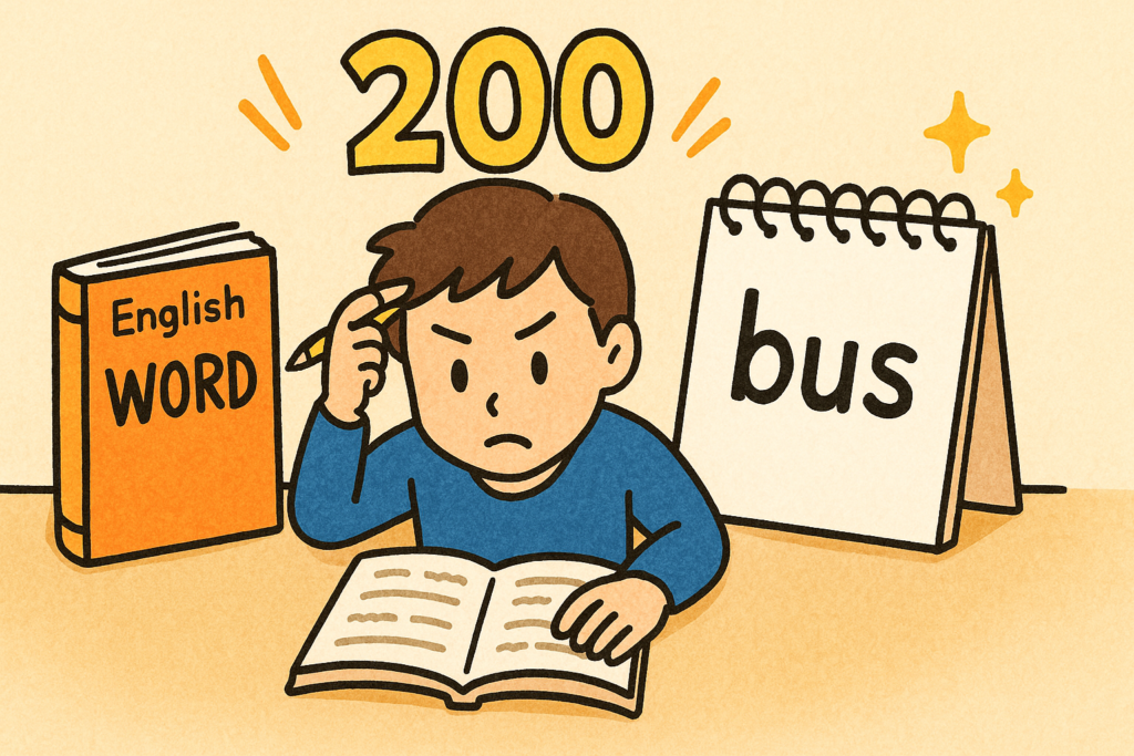 英単語を一日で200個覚えるやり方|スピード暗記のコツ