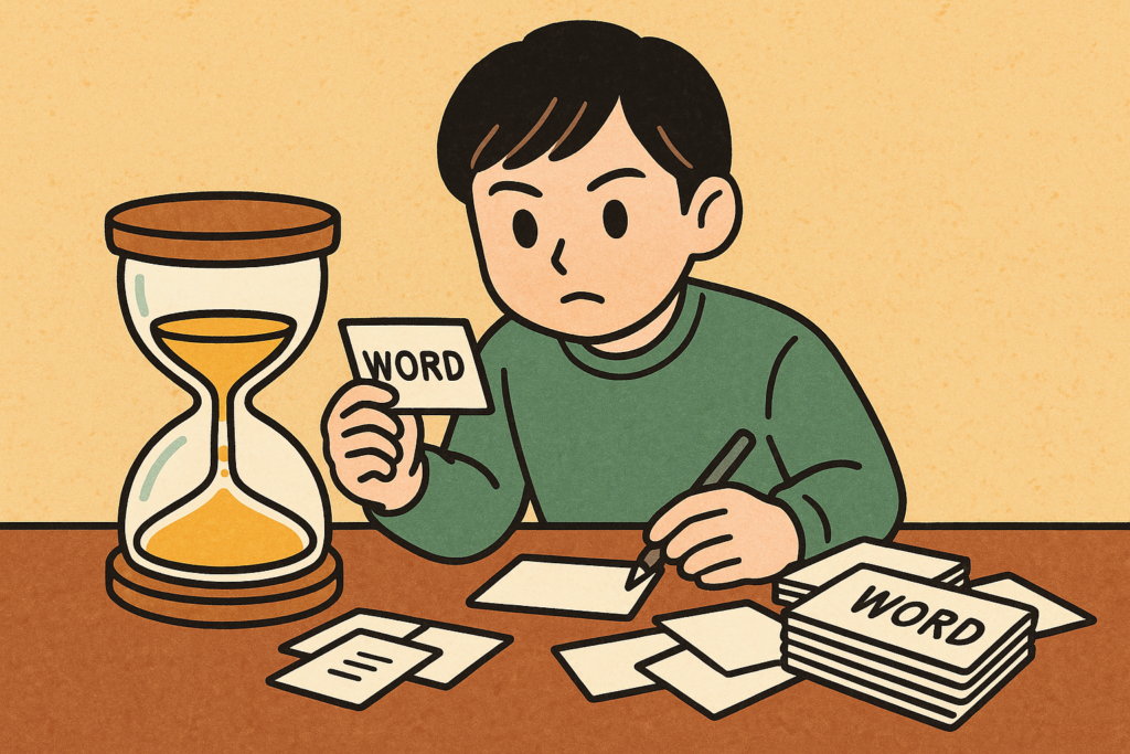 1時間で英単語はどのくらい覚えられる?