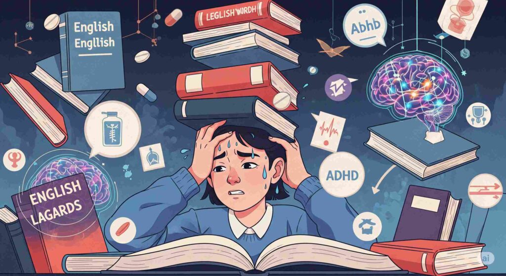 英単語学習で泣くほど辛いときの対処法【病気・発達障害(ADHD)の可能性も】