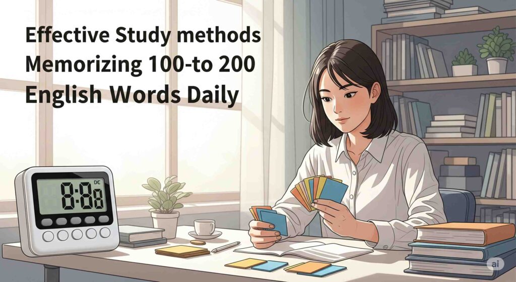 1日100個・1日200個英単語を覚える勉強法